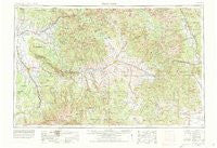Montrose Colorado Historical topographic map, 1:250000 scale, 1 X 2 Degree, Year 1956
