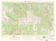 Montrose Colorado Historical topographic map, 1:250000 scale, 1 X 2 Degree, Year 1968