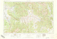 Montrose Colorado Historical topographic map, 1:250000 scale, 1 X 2 Degree, Year 1956