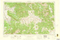 Montrose Colorado Historical topographic map, 1:250000 scale, 1 X 2 Degree, Year 1960