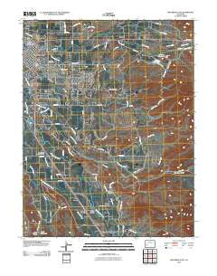 Montrose East Colorado Historical topographic map, 1:24000 scale, 7.5 X 7.5 Minute, Year 2010