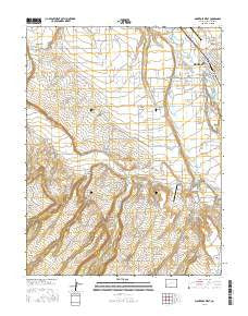 Montrose West Colorado Current topographic map, 1:24000 scale, 7.5 X 7.5 Minute, Year 2016