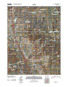 Monument Colorado Historical topographic map, 1:24000 scale, 7.5 X 7.5 Minute, Year 2010