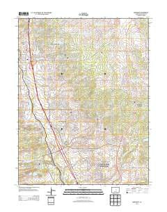Monument Colorado Historical topographic map, 1:24000 scale, 7.5 X 7.5 Minute, Year 2013