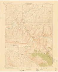 Monument Butte Colorado Historical topographic map, 1:62500 scale, 15 X 15 Minute, Year 1915