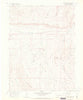 Monument Butte Colorado Historical topographic map, 1:24000 scale, 7.5 X 7.5 Minute, Year 1966