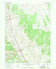 Monument Colorado Historical topographic map, 1:24000 scale, 7.5 X 7.5 Minute, Year 1961