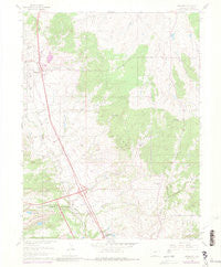 Monument Colorado Historical topographic map, 1:24000 scale, 7.5 X 7.5 Minute, Year 1961