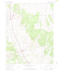 Monument Colorado Historical topographic map, 1:24000 scale, 7.5 X 7.5 Minute, Year 1975