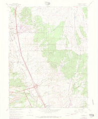 Monument Colorado Historical topographic map, 1:24000 scale, 7.5 X 7.5 Minute, Year 1961