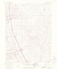 Monument Colorado Historical topographic map, 1:24000 scale, 7.5 X 7.5 Minute, Year 1961