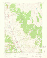 Monument Colorado Historical topographic map, 1:24000 scale, 7.5 X 7.5 Minute, Year 1961
