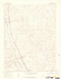 Monument Colorado Historical topographic map, 1:24000 scale, 7.5 X 7.5 Minute, Year 1961