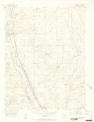 Monument Colorado Historical topographic map, 1:24000 scale, 7.5 X 7.5 Minute, Year 1954