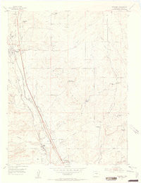 Monument Colorado Historical topographic map, 1:24000 scale, 7.5 X 7.5 Minute, Year 1954