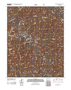 Monument Hill Colorado Historical topographic map, 1:24000 scale, 7.5 X 7.5 Minute, Year 2011