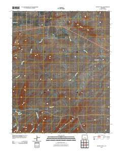 Mooney Hills Colorado Historical topographic map, 1:24000 scale, 7.5 X 7.5 Minute, Year 2010