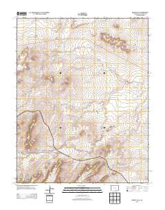 Mooney Hills Colorado Historical topographic map, 1:24000 scale, 7.5 X 7.5 Minute, Year 2013