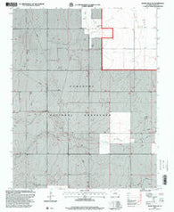 Moore Draw NW Colorado Historical topographic map, 1:24000 scale, 7.5 X 7.5 Minute, Year 1997