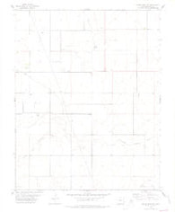 Moore Draw NW Colorado Historical topographic map, 1:24000 scale, 7.5 X 7.5 Minute, Year 1978
