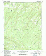 Moore Mesa Colorado Historical topographic map, 1:24000 scale, 7.5 X 7.5 Minute, Year 1994