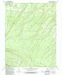 Moore Mesa Colorado Historical topographic map, 1:24000 scale, 7.5 X 7.5 Minute, Year 1994