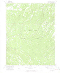 Moore Mesa Colorado Historical topographic map, 1:24000 scale, 7.5 X 7.5 Minute, Year 1973