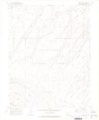 Moore Mesa Colorado Historical topographic map, 1:24000 scale, 7.5 X 7.5 Minute, Year 1973