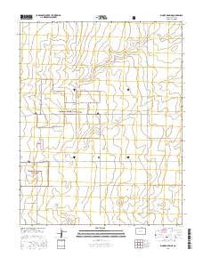 Moore Draw NE Colorado Current topographic map, 1:24000 scale, 7.5 X 7.5 Minute, Year 2016