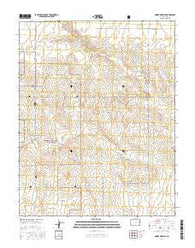 Moore Draw SE Colorado Current topographic map, 1:24000 scale, 7.5 X 7.5 Minute, Year 2016
