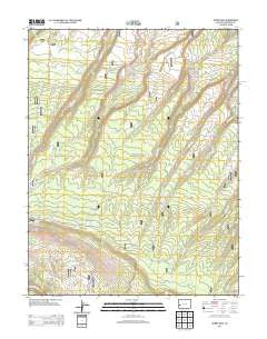Moore Mesa Colorado Historical topographic map, 1:24000 scale, 7.5 X 7.5 Minute, Year 2013