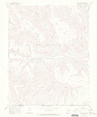 Moqui Canyon Colorado Historical topographic map, 1:24000 scale, 7.5 X 7.5 Minute, Year 1966