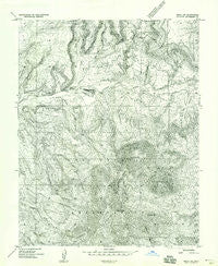 Moqui SE Colorado Historical topographic map, 1:24000 scale, 7.5 X 7.5 Minute, Year 1957