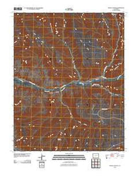 Moqui Canyon Colorado Historical topographic map, 1:24000 scale, 7.5 X 7.5 Minute, Year 2010