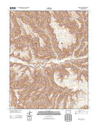 Moqui Canyon Colorado Historical topographic map, 1:24000 scale, 7.5 X 7.5 Minute, Year 2013