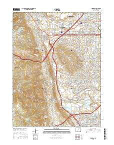 Morrison Colorado Current topographic map, 1:24000 scale, 7.5 X 7.5 Minute, Year 2016