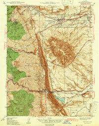 Morrison Colorado Historical topographic map, 1:31680 scale, 7.5 X 7.5 Minute, Year 1942