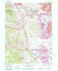 Morrison Colorado Historical topographic map, 1:24000 scale, 7.5 X 7.5 Minute, Year 1965