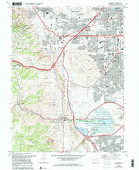 Morrison Colorado Historical topographic map, 1:24000 scale, 7.5 X 7.5 Minute, Year 1965