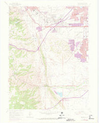Morrison Colorado Historical topographic map, 1:24000 scale, 7.5 X 7.5 Minute, Year 1965