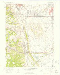 Morrison Colorado Historical topographic map, 1:24000 scale, 7.5 X 7.5 Minute, Year 1957