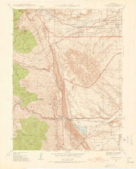 Morrison Colorado Historical topographic map, 1:24000 scale, 7.5 X 7.5 Minute, Year 1938