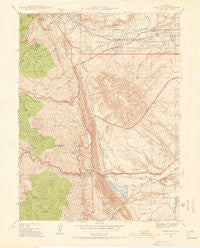 Morrison Colorado Historical topographic map, 1:24000 scale, 7.5 X 7.5 Minute, Year 1938