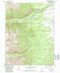 Mount Antero Colorado Historical topographic map, 1:24000 scale, 7.5 X 7.5 Minute, Year 1983