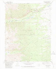Mount Antero Colorado Historical topographic map, 1:24000 scale, 7.5 X 7.5 Minute, Year 1983