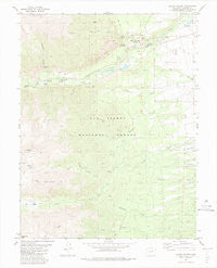 Mount Antero Colorado Historical topographic map, 1:24000 scale, 7.5 X 7.5 Minute, Year 1983