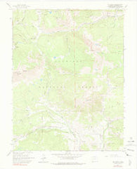 Mount Axtell Colorado Historical topographic map, 1:24000 scale, 7.5 X 7.5 Minute, Year 1961