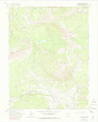 Mount Axtell Colorado Historical topographic map, 1:24000 scale, 7.5 X 7.5 Minute, Year 1961