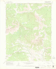 Mount Axtell Colorado Historical topographic map, 1:24000 scale, 7.5 X 7.5 Minute, Year 1961