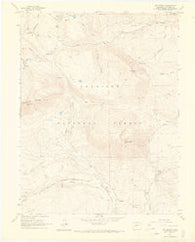 Mount Axtell Colorado Historical topographic map, 1:24000 scale, 7.5 X 7.5 Minute, Year 1961